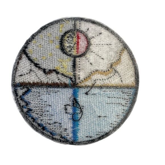 Day Night Explore Outdoor Ocean Mountains Sea Lake Embroidered Patch - Picture 3 of 3